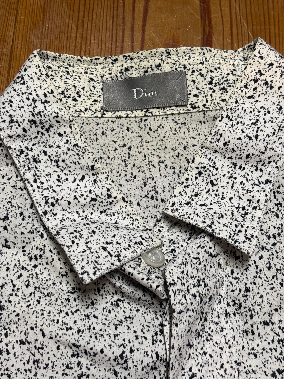 Dior Homme Kva Paint Button Up Shirt