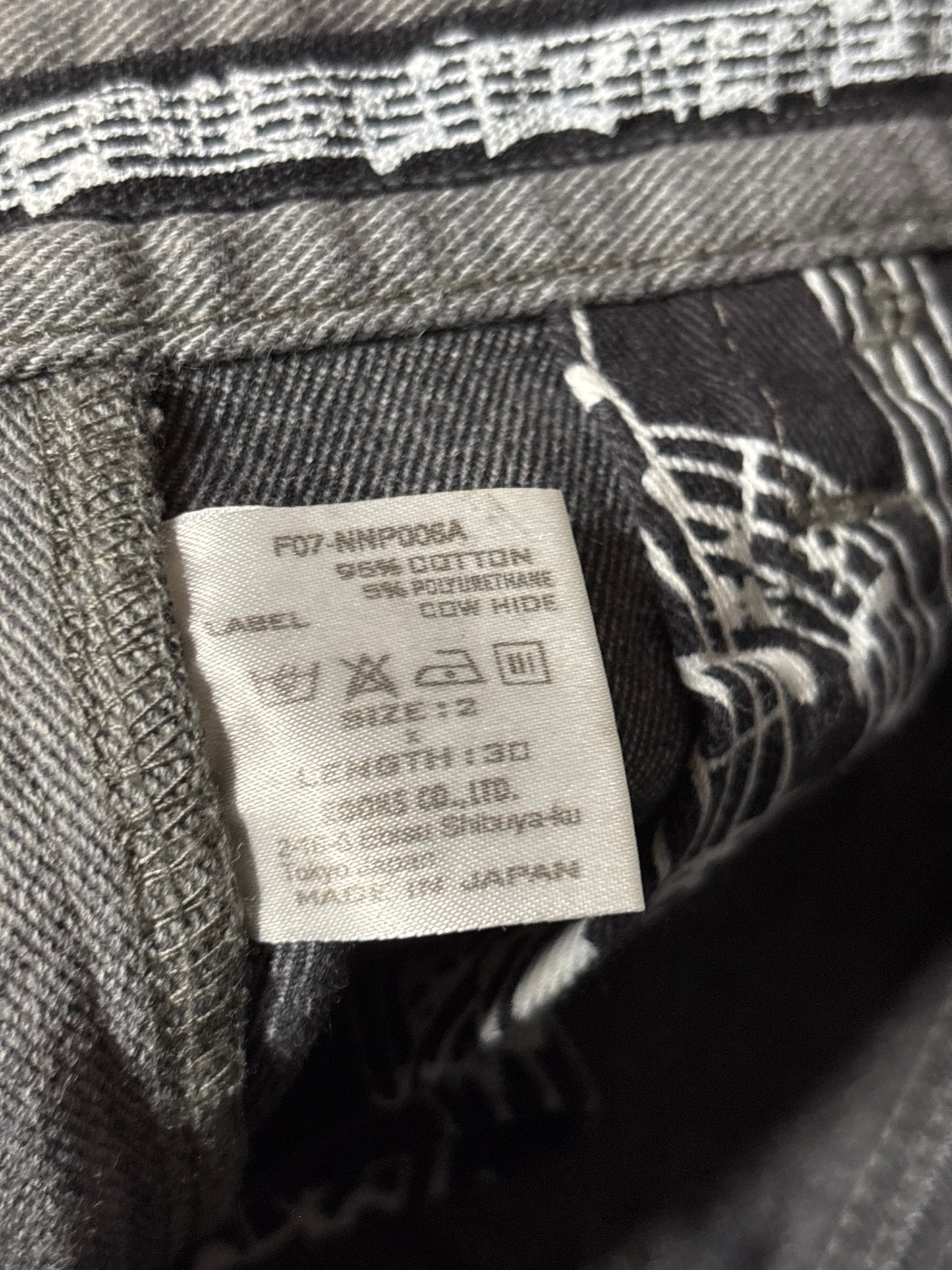 Number (N)ine SS08 Grey Pain Denim