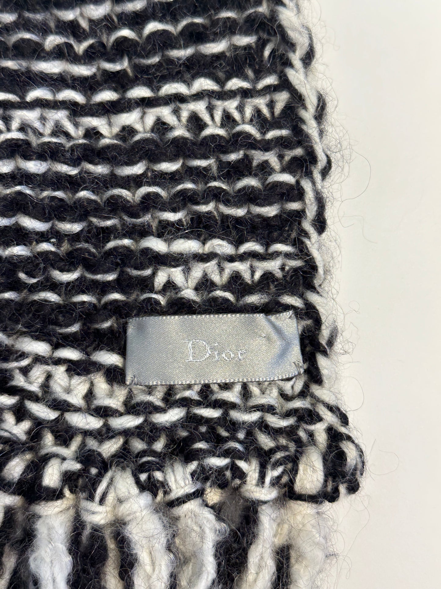 Dior Homme AW05 Knit Scarf