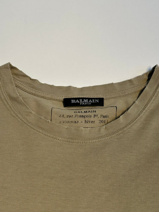 Balmain AW11 Distressed Tee