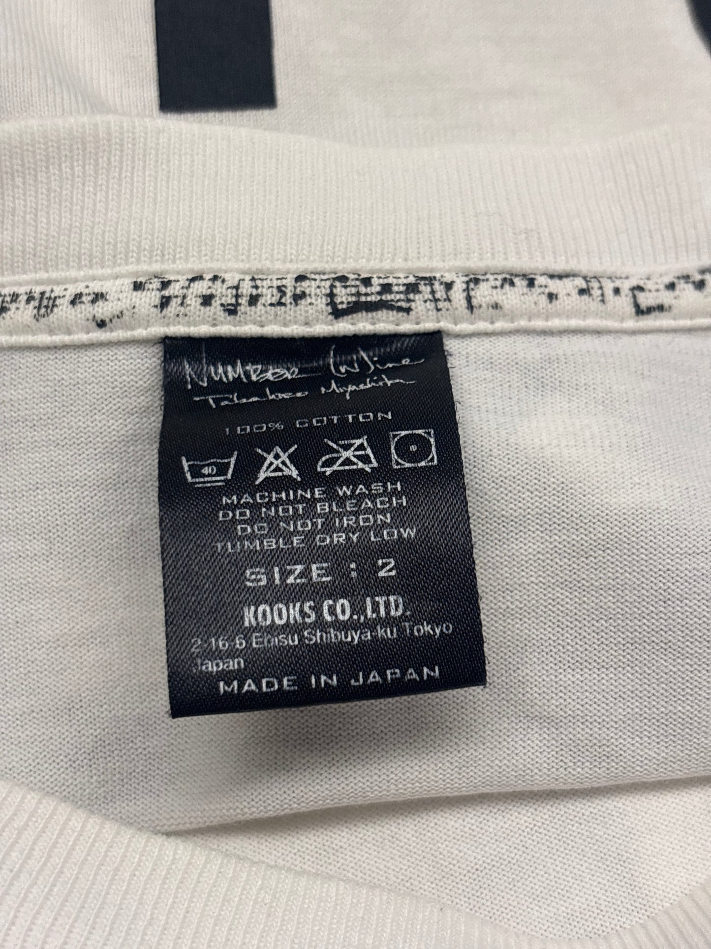 Number (N)ine AW09 Poem Tee