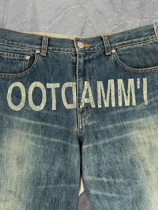 Undercover AW02 IMMADTOO Hybrid Denim MENS SIZE