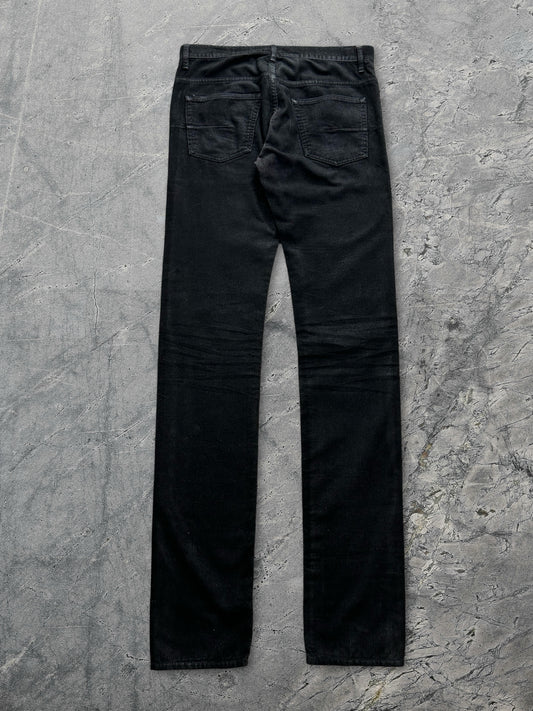 Dior Homme AW08 Waxed Black Corduroy