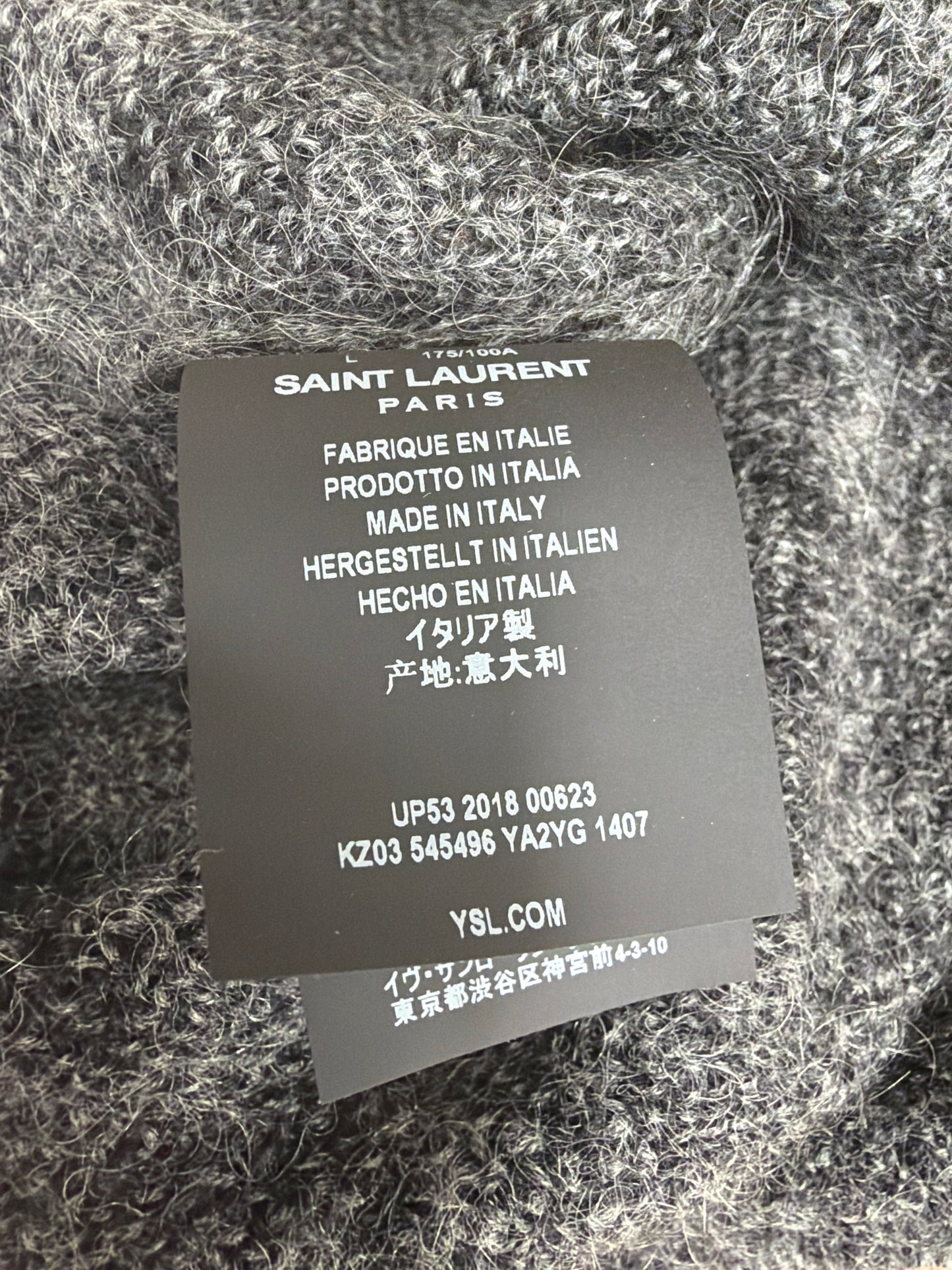 Saint Laurent AW19 Lightning Sweater