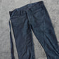 Old Rick Owens Drkshdw Waxed Spiral Cut Denim