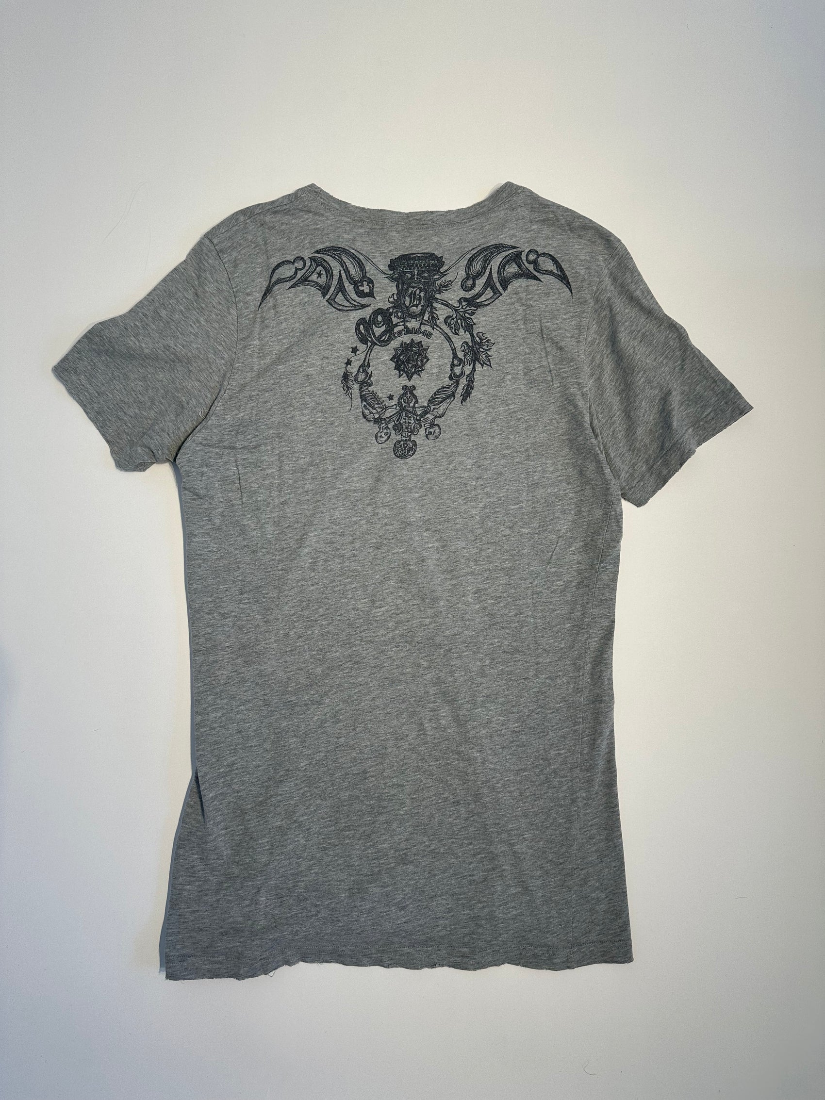 Balmain SS10 Distressed Graphic Shirt