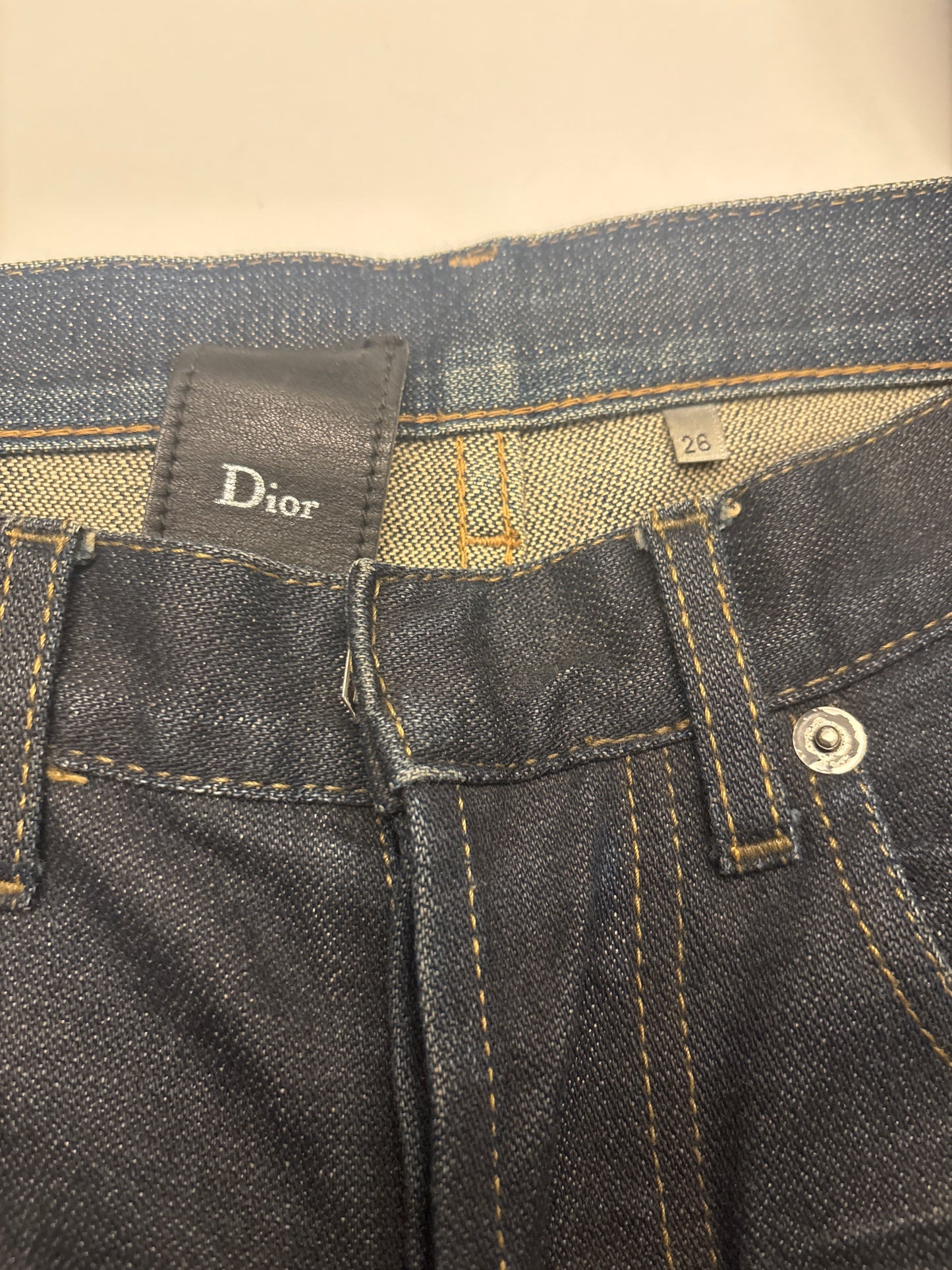 Dior Homme AW05 Coated Bootcut Denim
