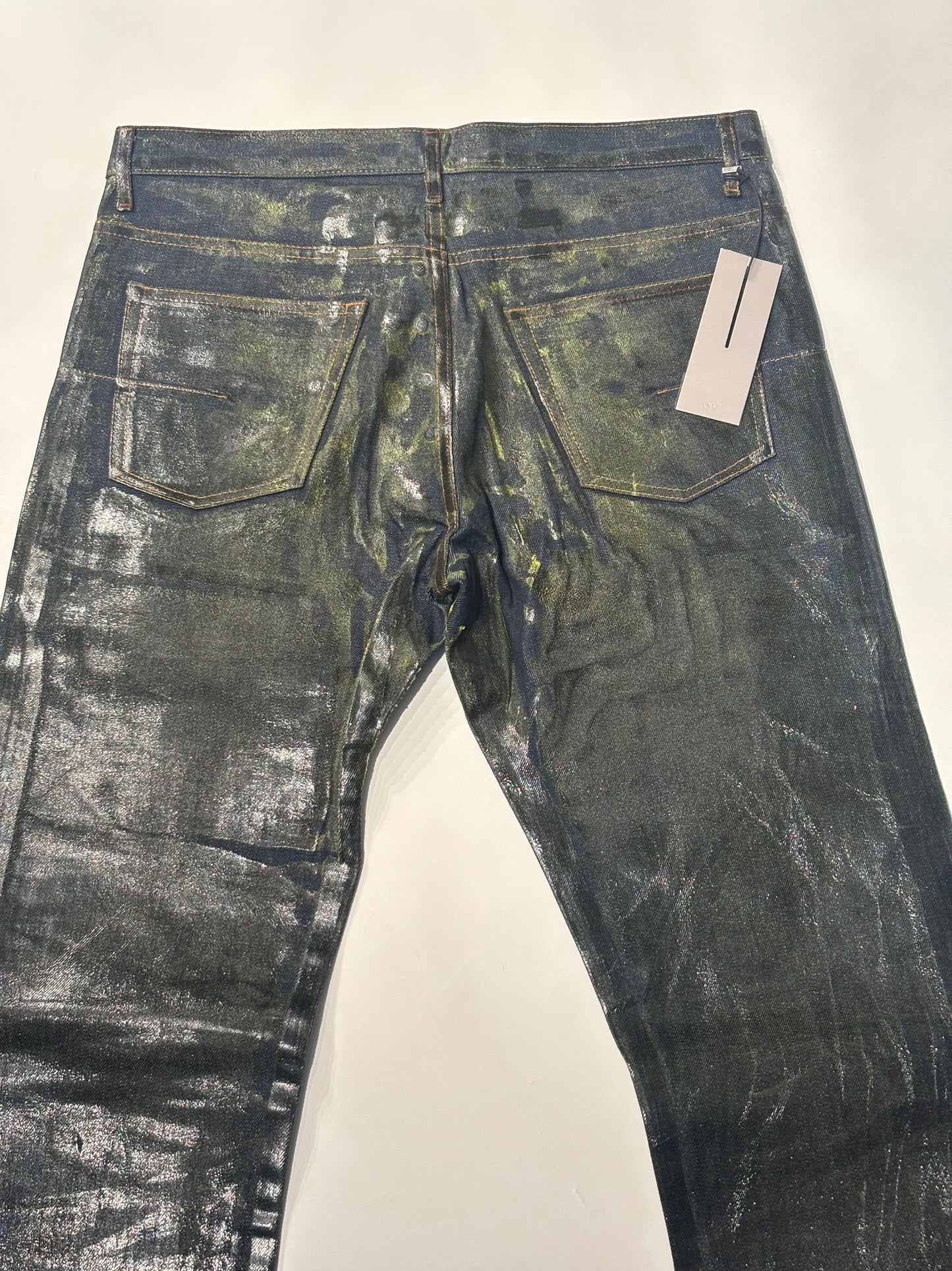 Dior Homme AW03 Green Luster Denim