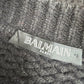 Balmain V-Neck Chunky Knit Sweater
