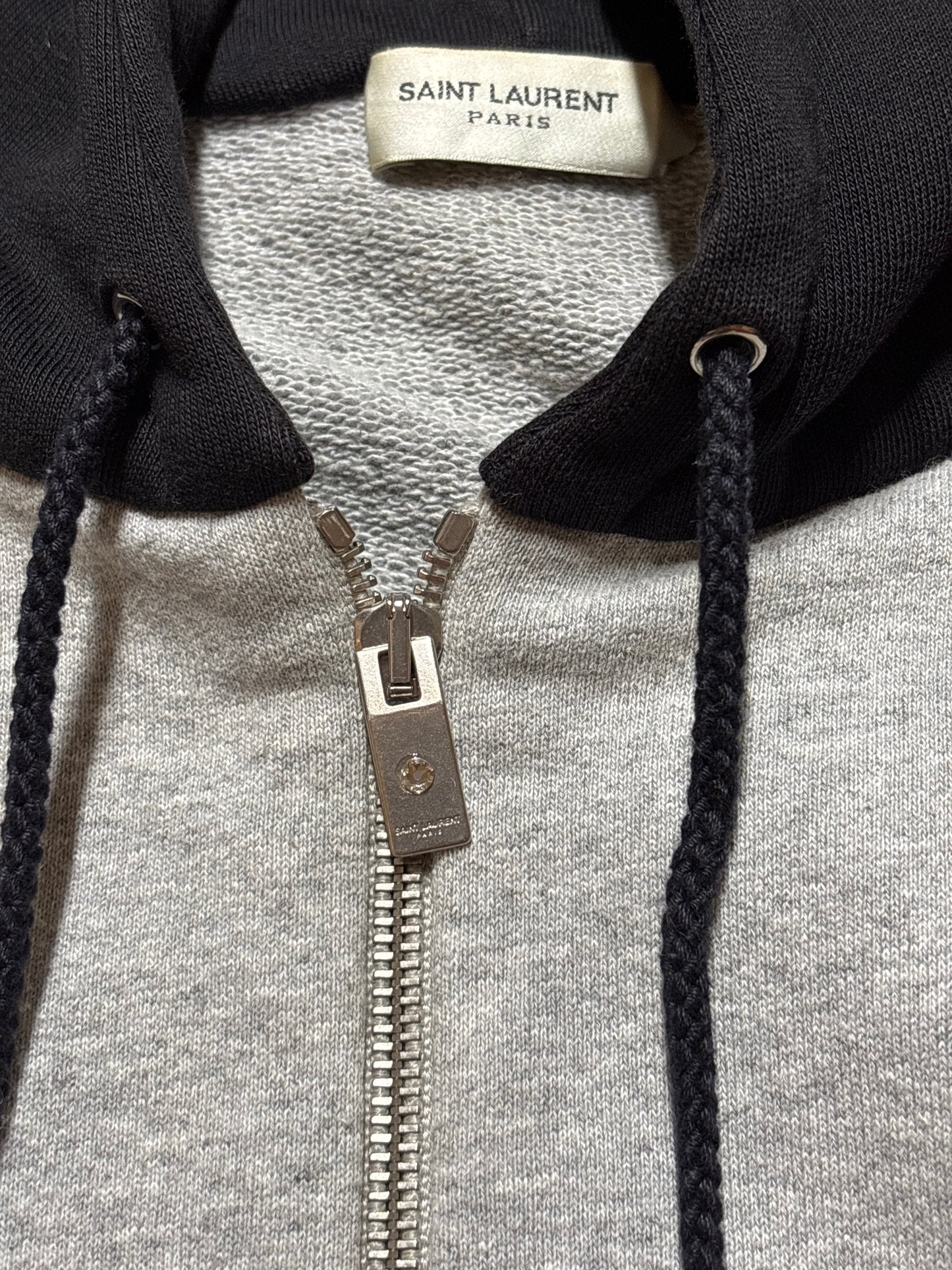 Saint Laurent SS13 Crystal Zipper Hoodie