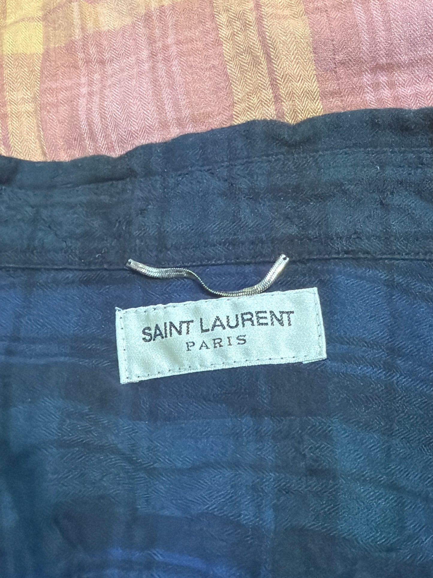 Saint Laurent SS16 Runway Bleached Flannel