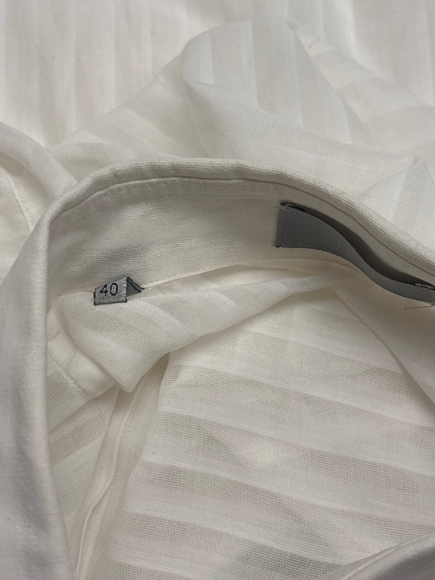 Dior Homme SS05 Striped Sheer Runway Bee Shirt