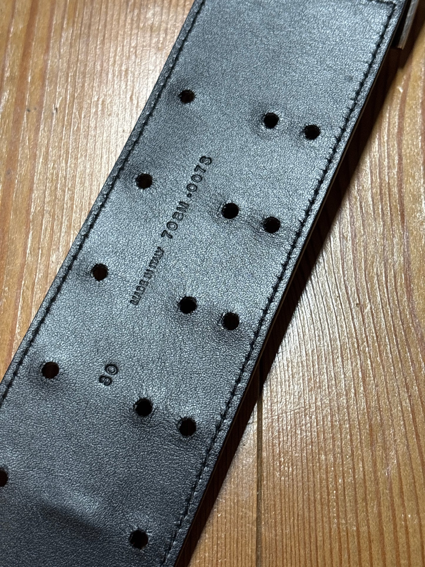 Dior Homme AW03 Pierced Luster Belt