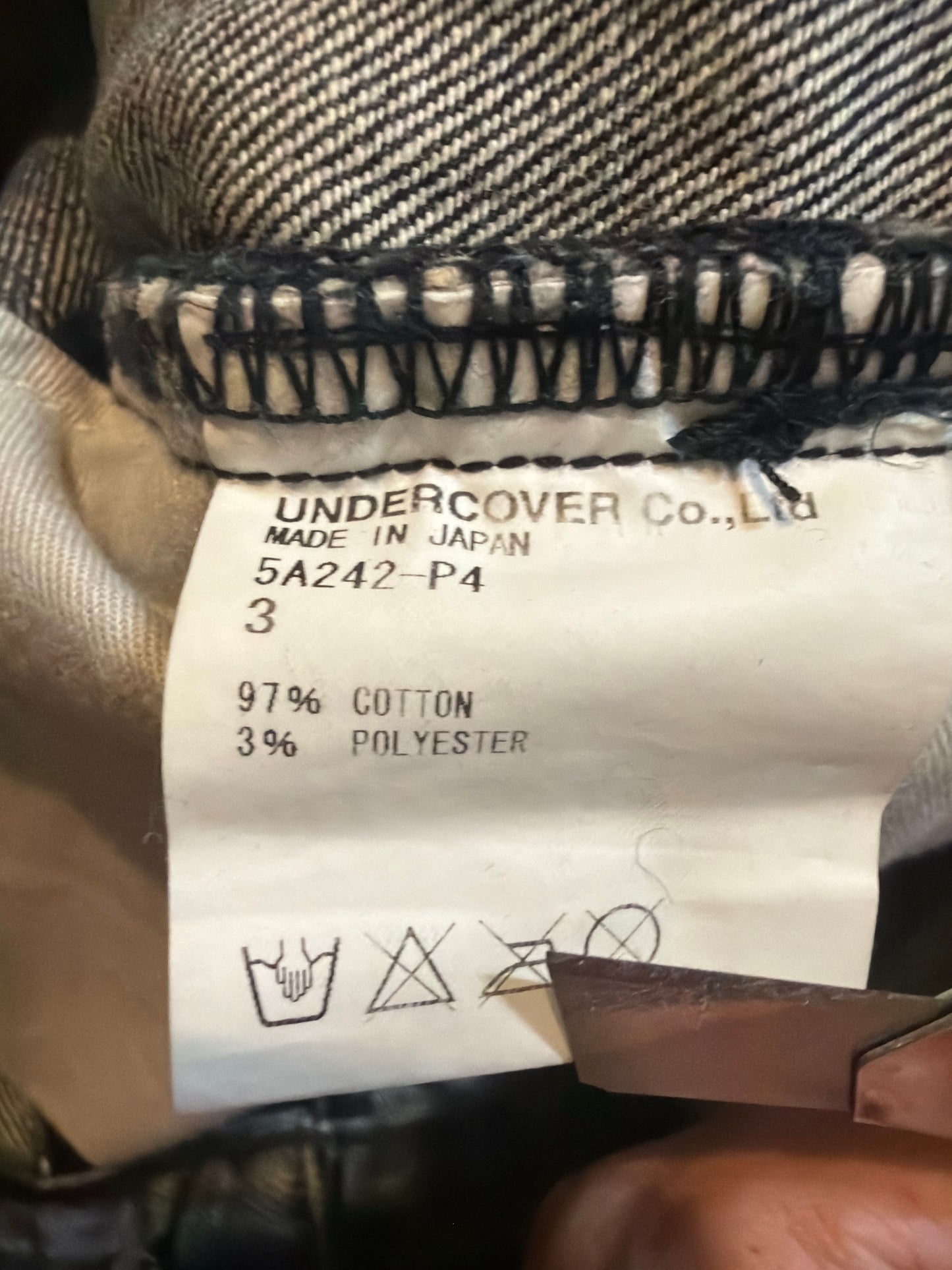 Undercover AW05 Skull Denim