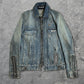 Balmain  SS11 Decarnin Safety Pin Denim Jacket