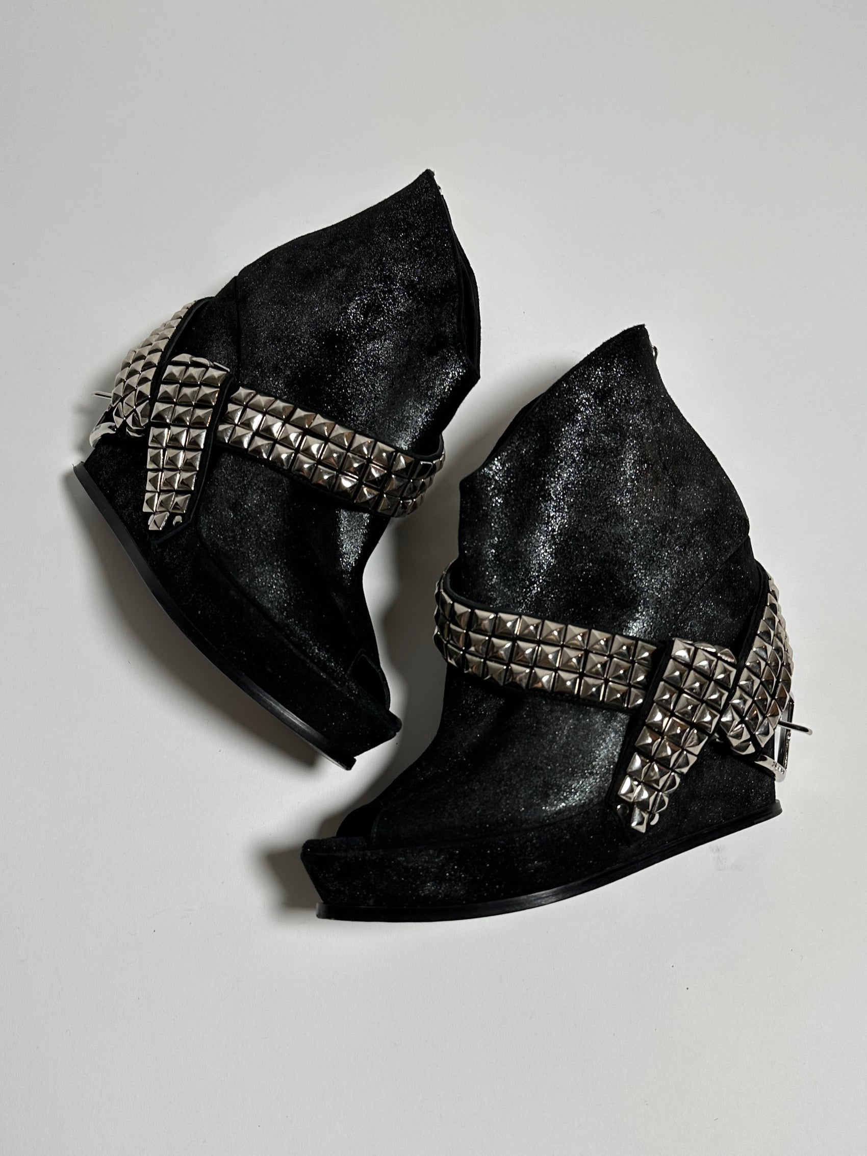 Balmain SS11 Studded Wedge Shoes