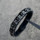Chrome Hearts Pyramid Stud Leather Snap Bracelet