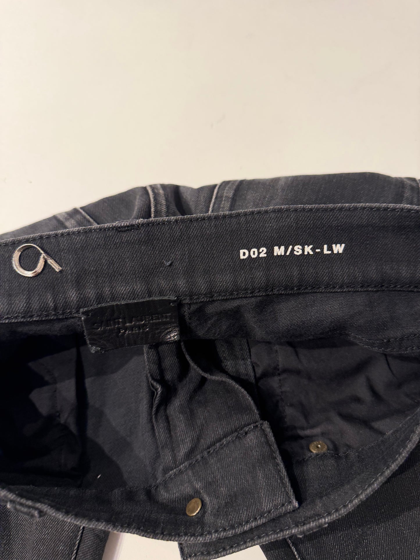 Saint Laurent SS16 Studded Knee Jeans