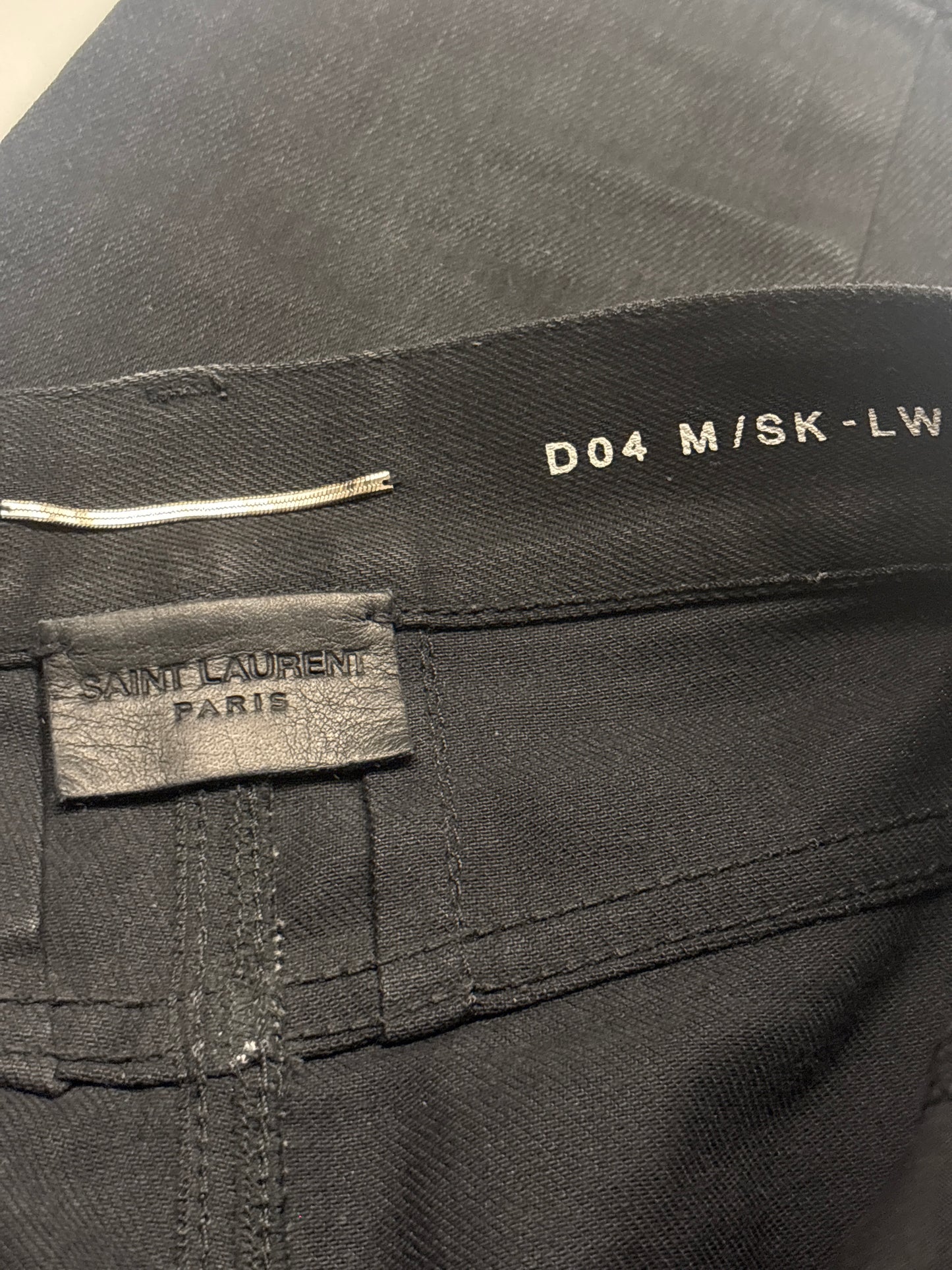 Saint Laurent Paris AW13 Runway Biker Denim