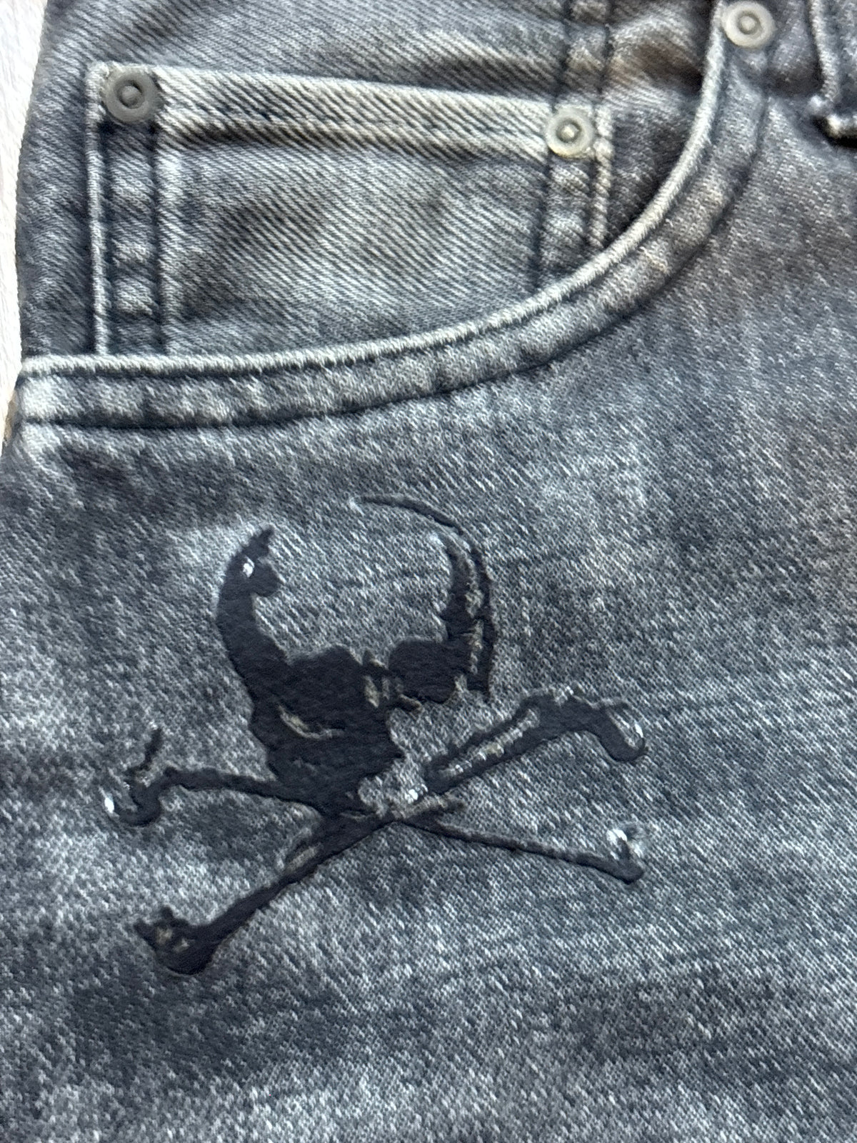 Undercover AW05 Skull Denim