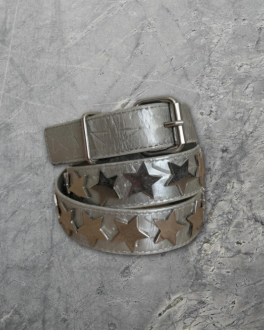 Undercover AW2000 Melting Pot Stars Studded Belt