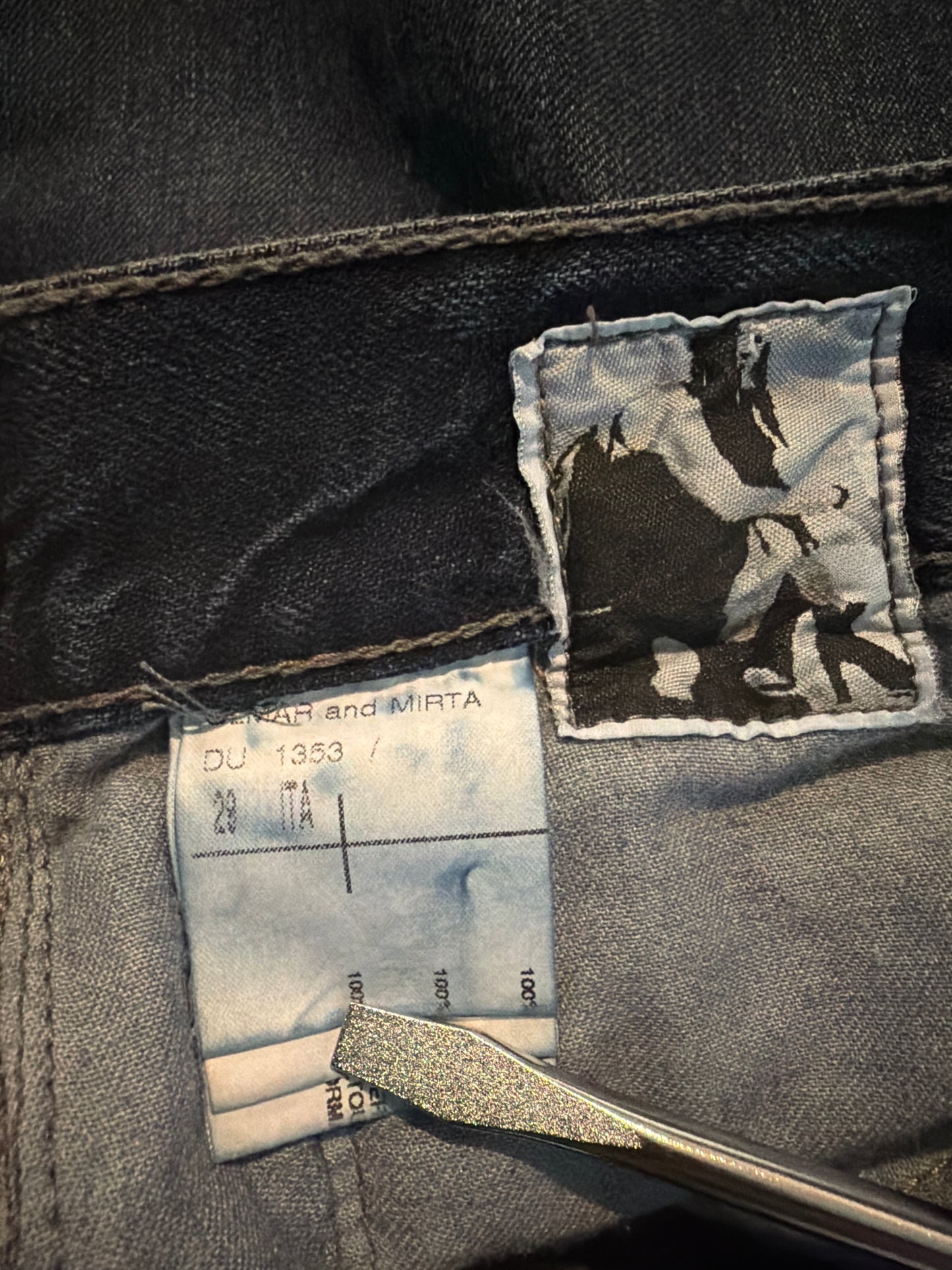 Rick Owens FW08 Dirty Blue Detroit Denim