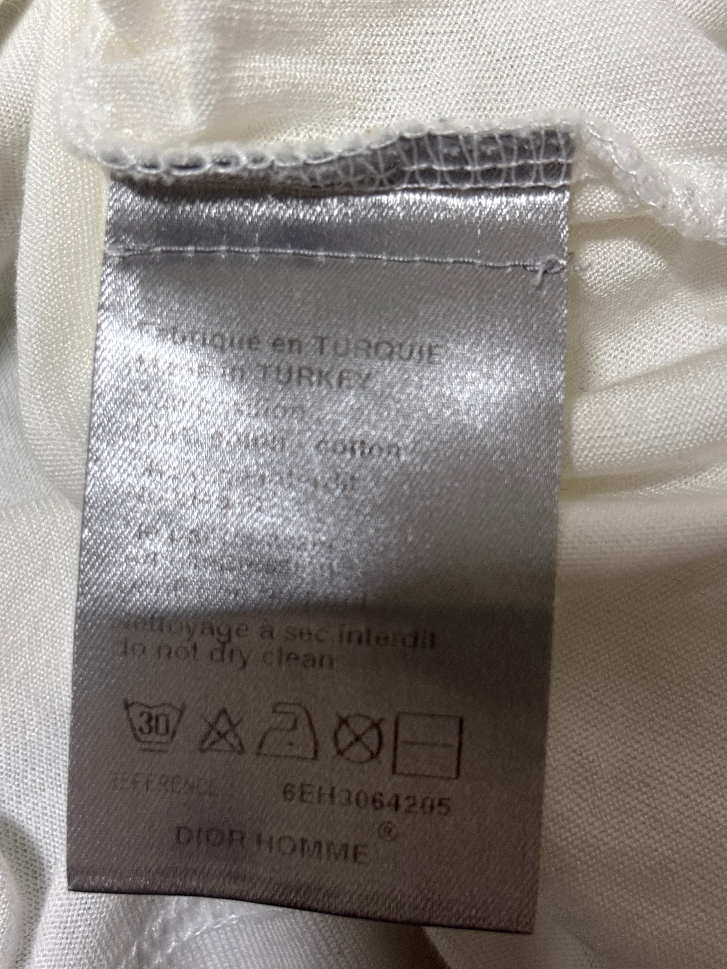 Dior Homme SS06 Checkerboard Graphic Tee