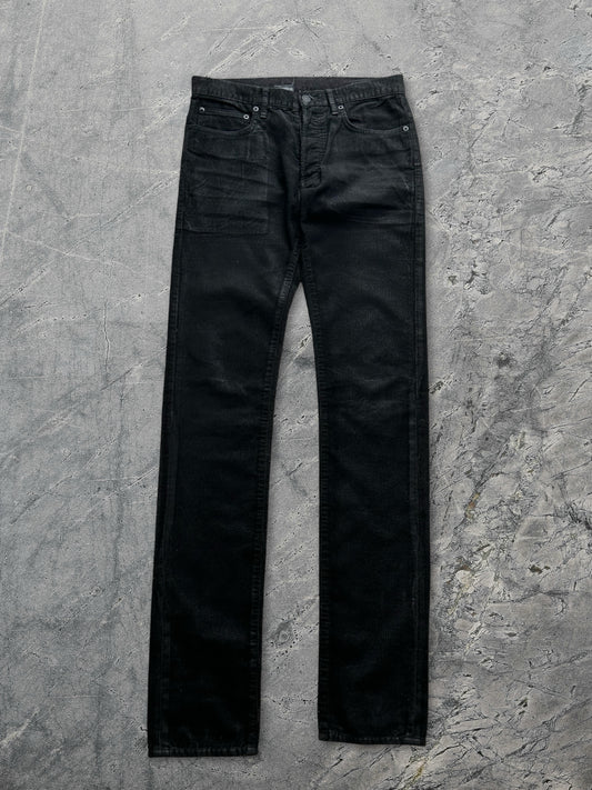 Dior Homme AW08 Waxed Black Corduroy