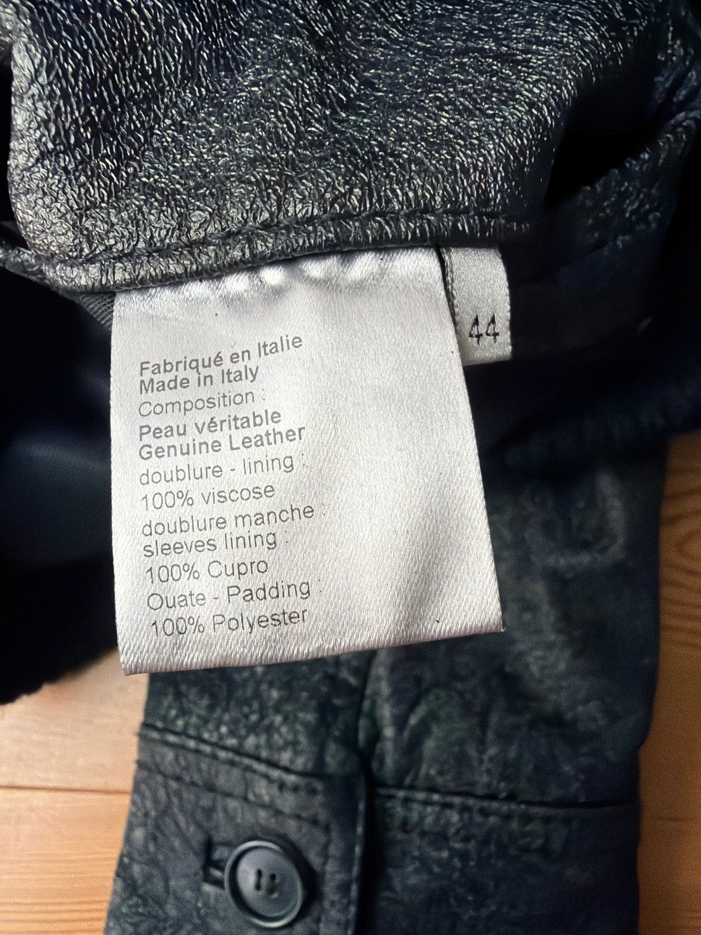 Dior Homme AW06 Blistered 4 Pocket Leather Jacket