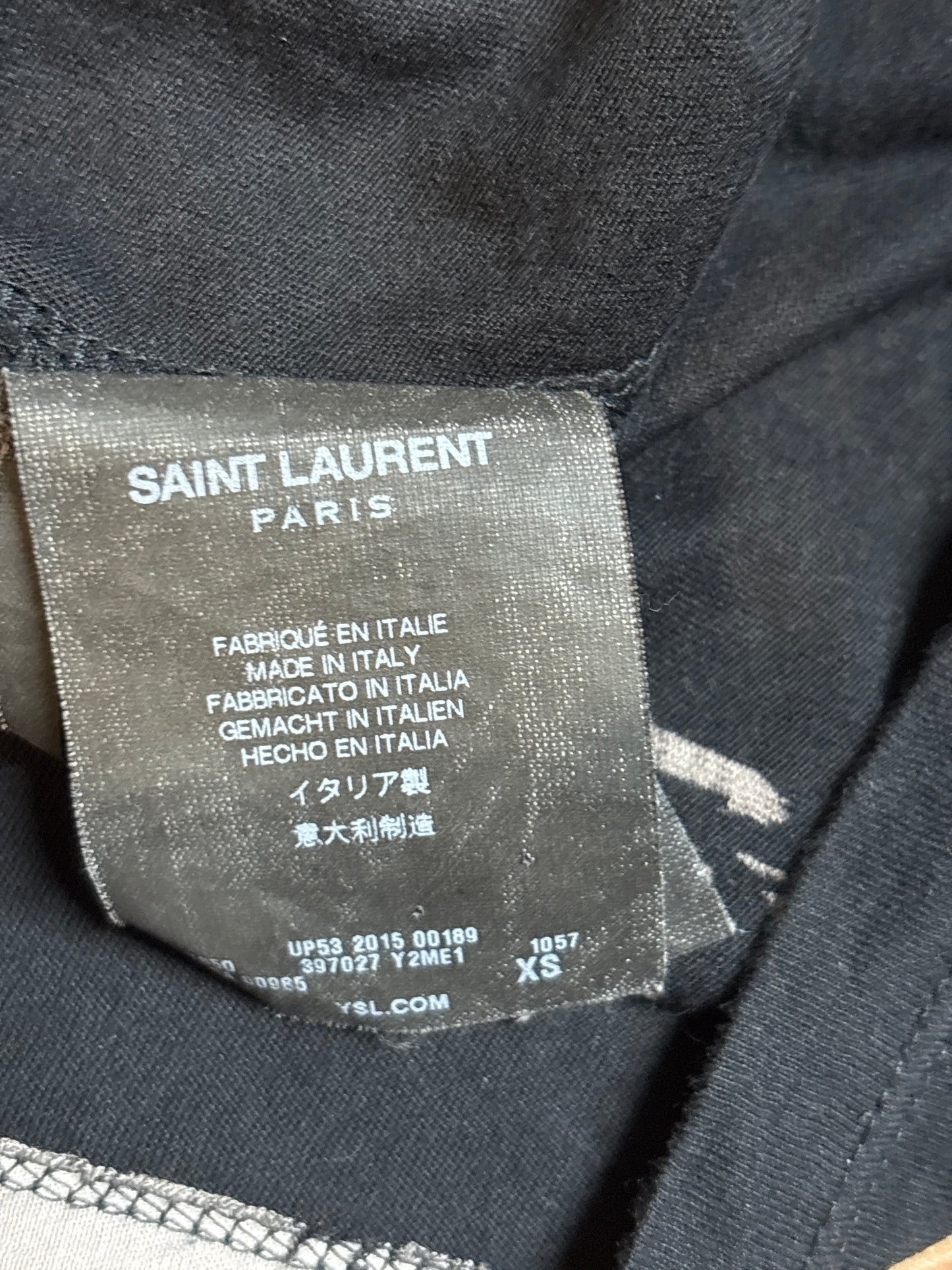 Saint Laurent SS15 Skull Tee