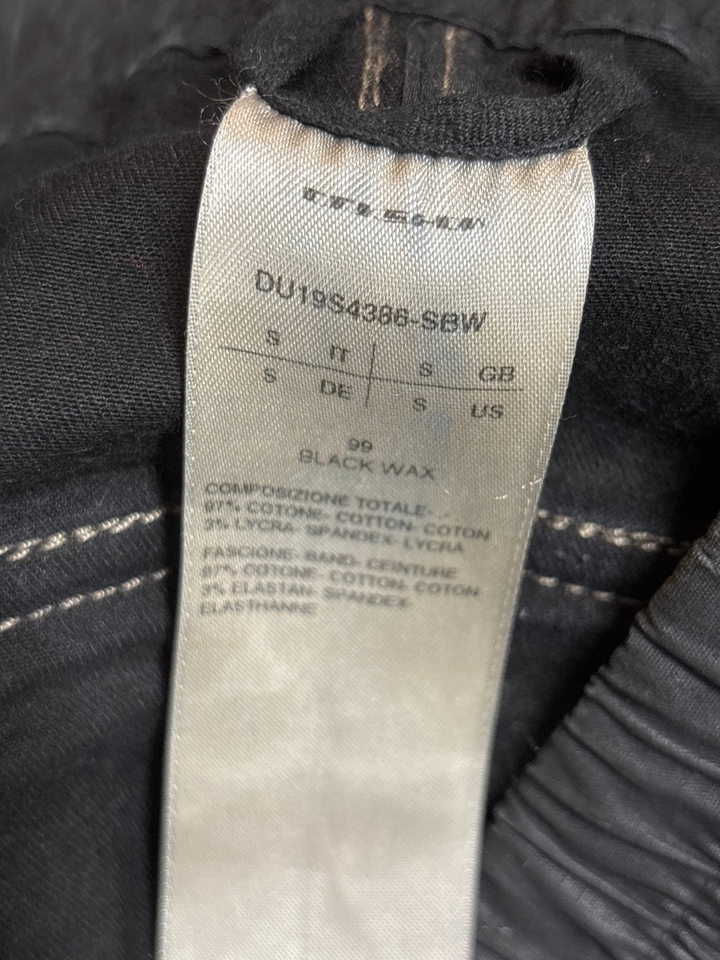 Rick Owens SS19 Waxed Creatch Cargo
