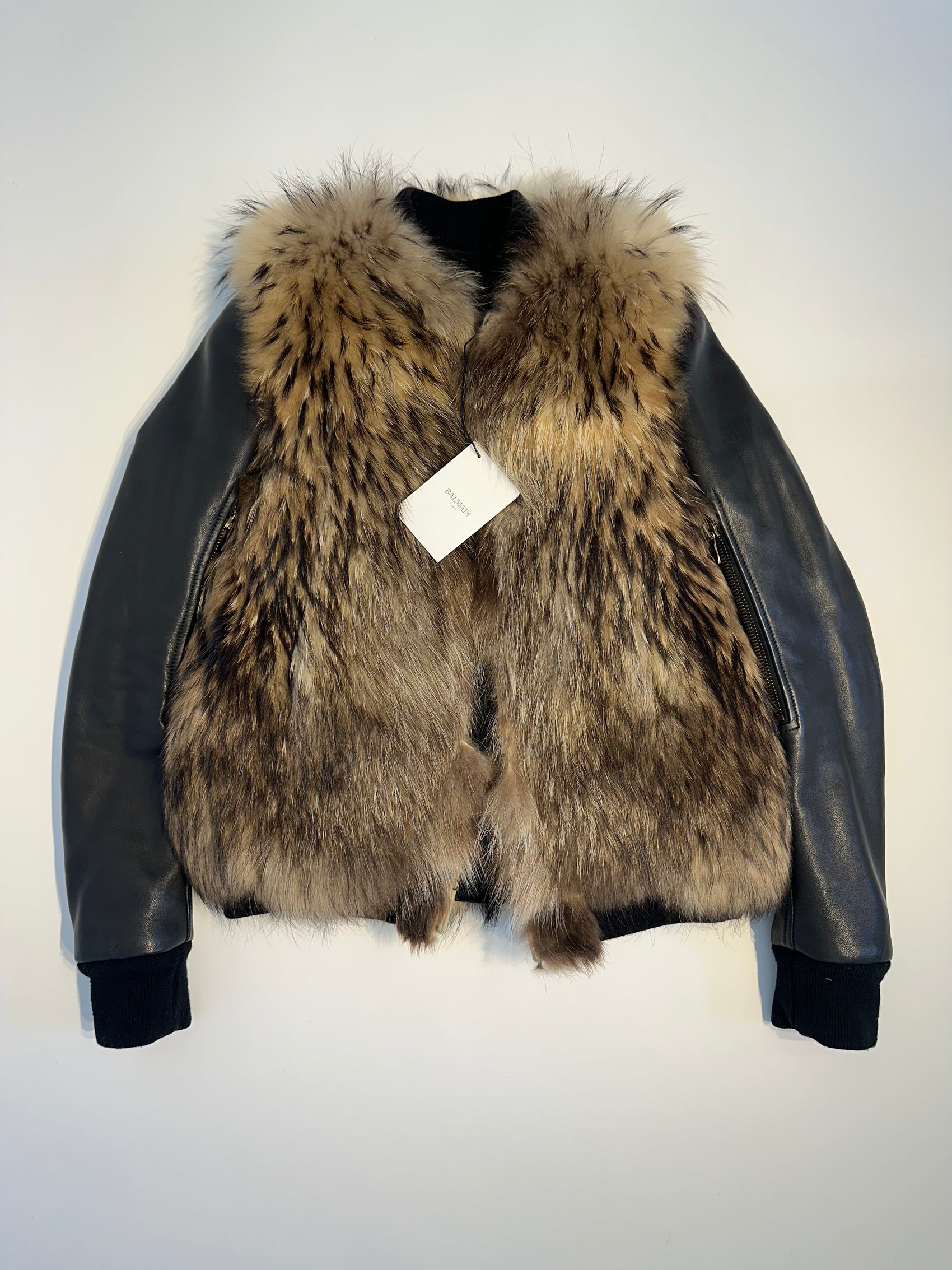 GRAIL Balmain AW11 Fur Bomber