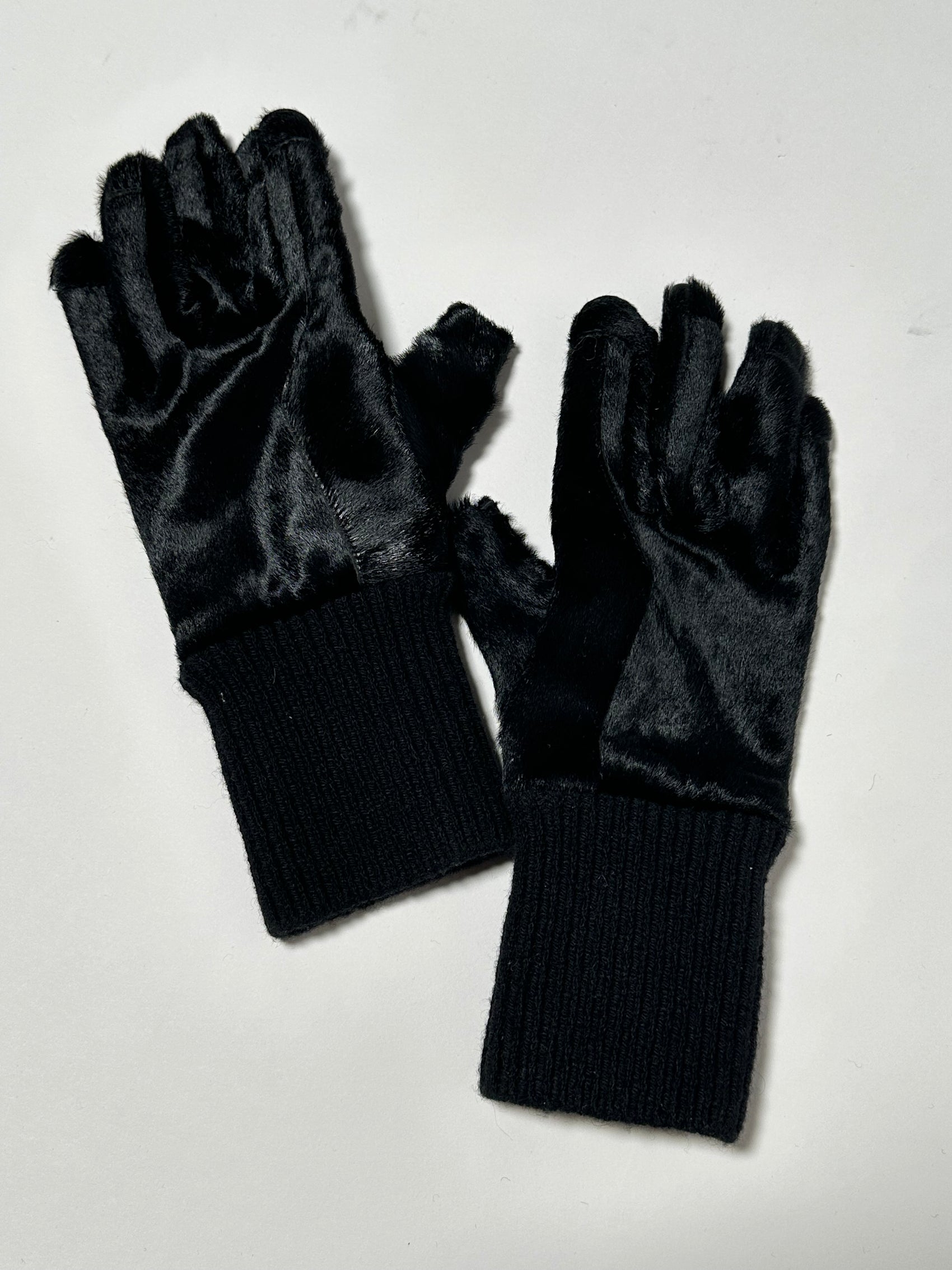 Rick Owens FW23 Pony Hair Gloves