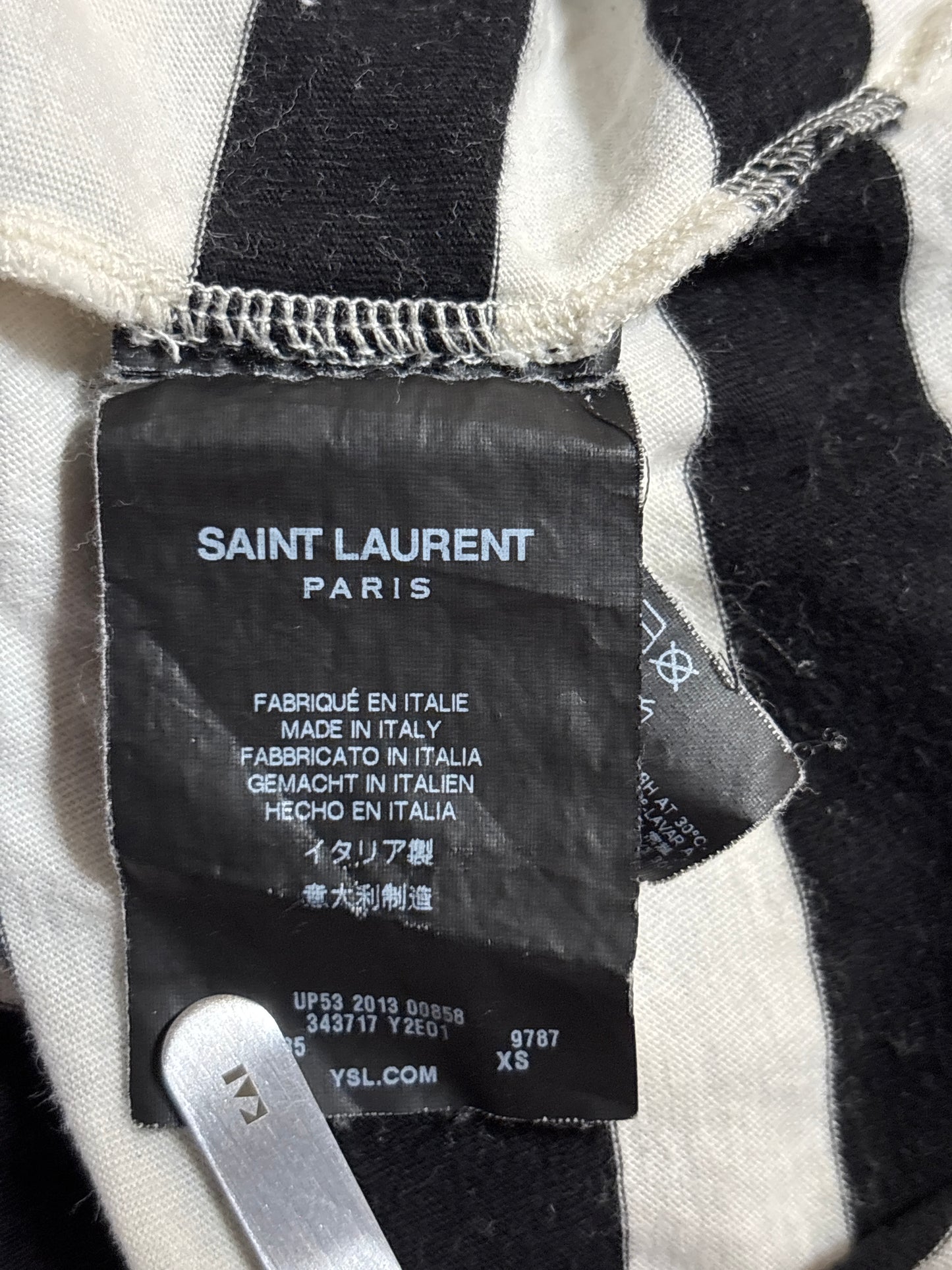 Saint Laurent SS14 Border Tee