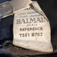Balmain AW11 Baked Biker Denim
