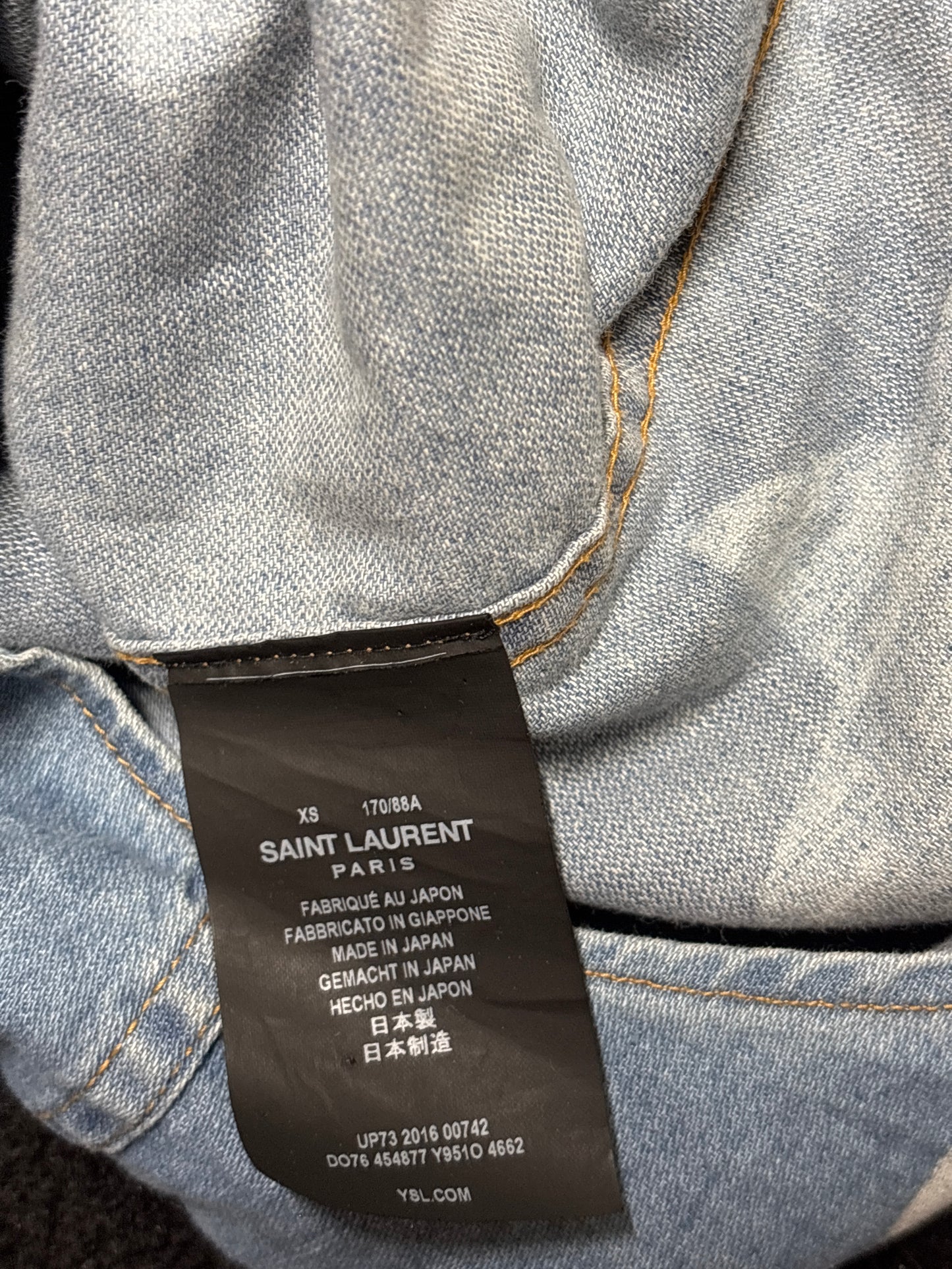 Saint Laurent Paris SS17 Star Denim Shirt