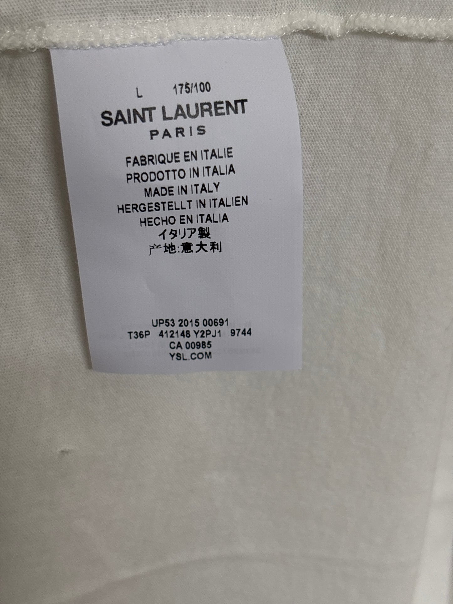 Saint Laurent SS16 Surf Sound Geometry Tee
