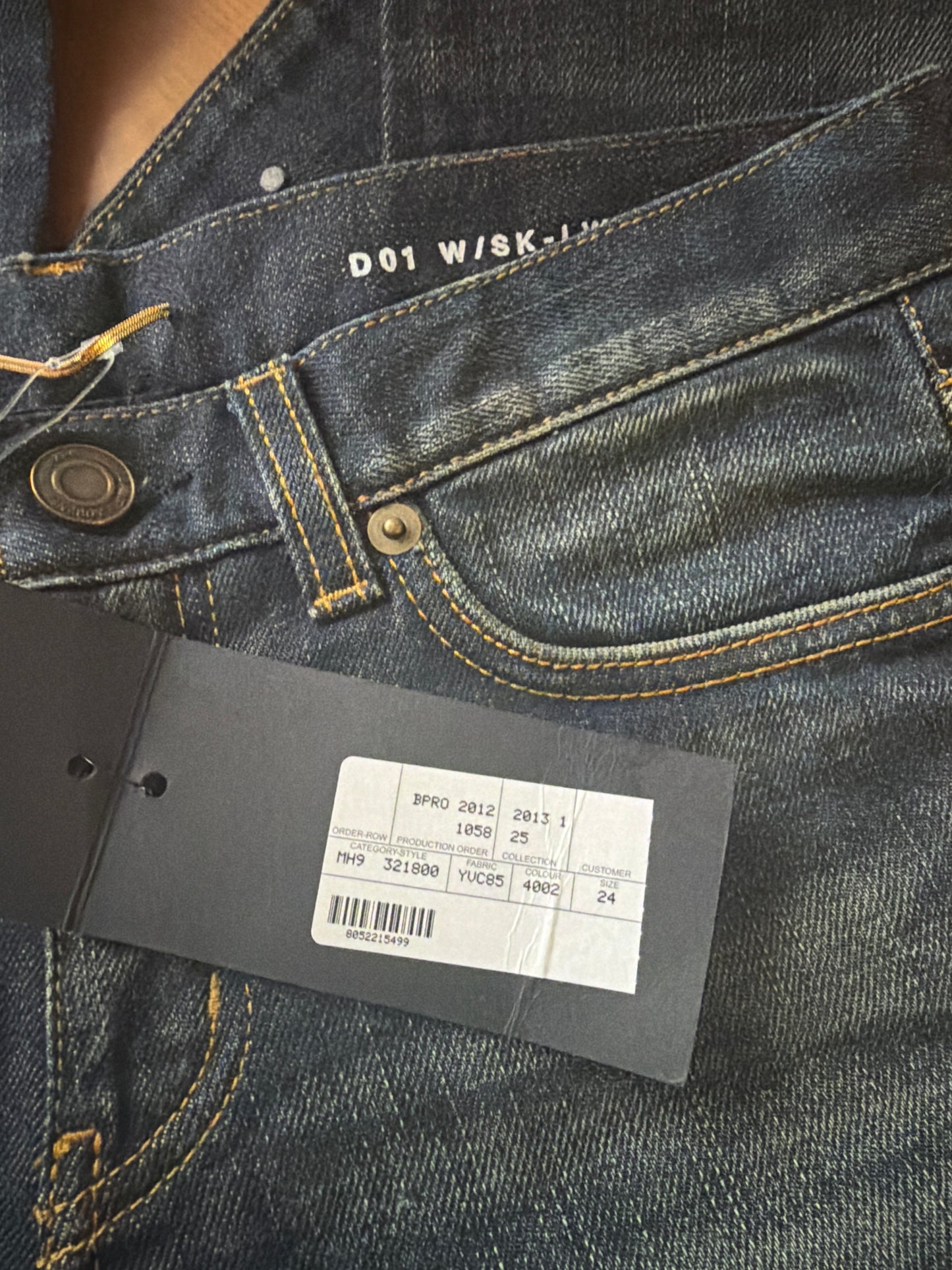 Saint Laurent AW13 Whiskered D01 Denim