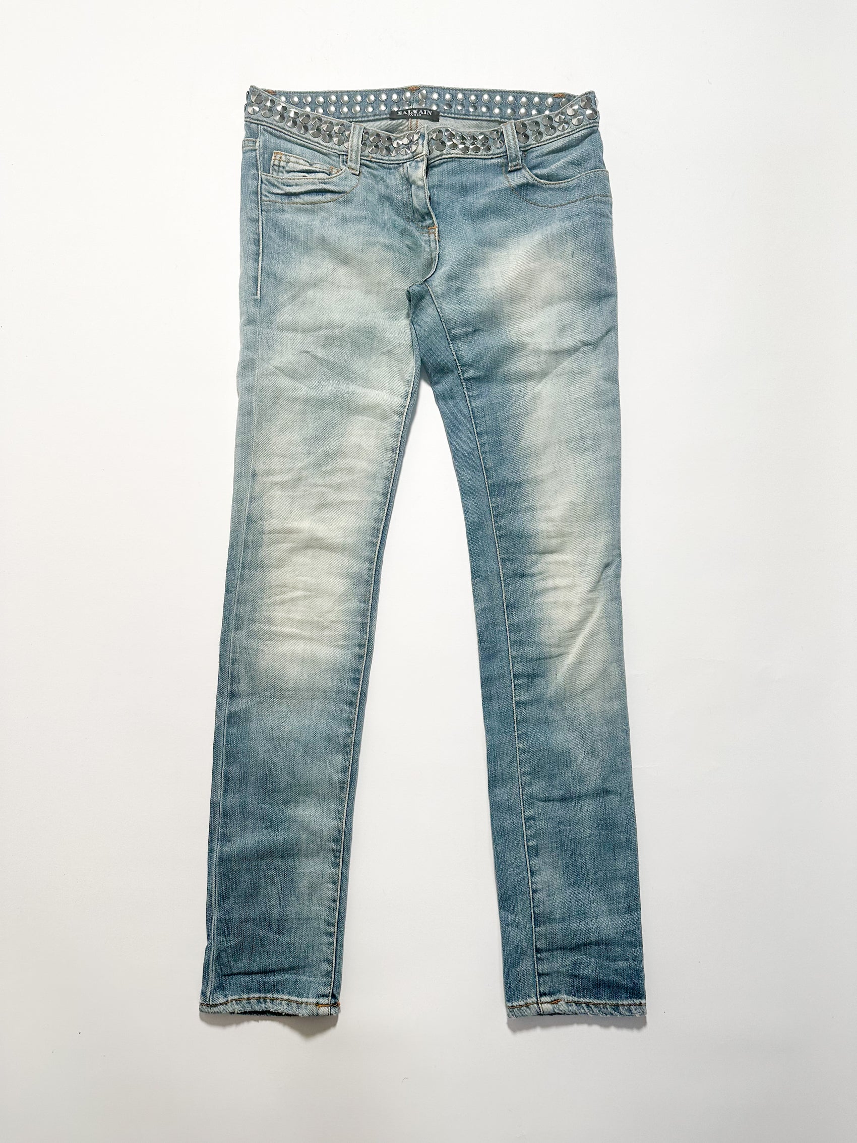 Balmain SS11 Studded Denim