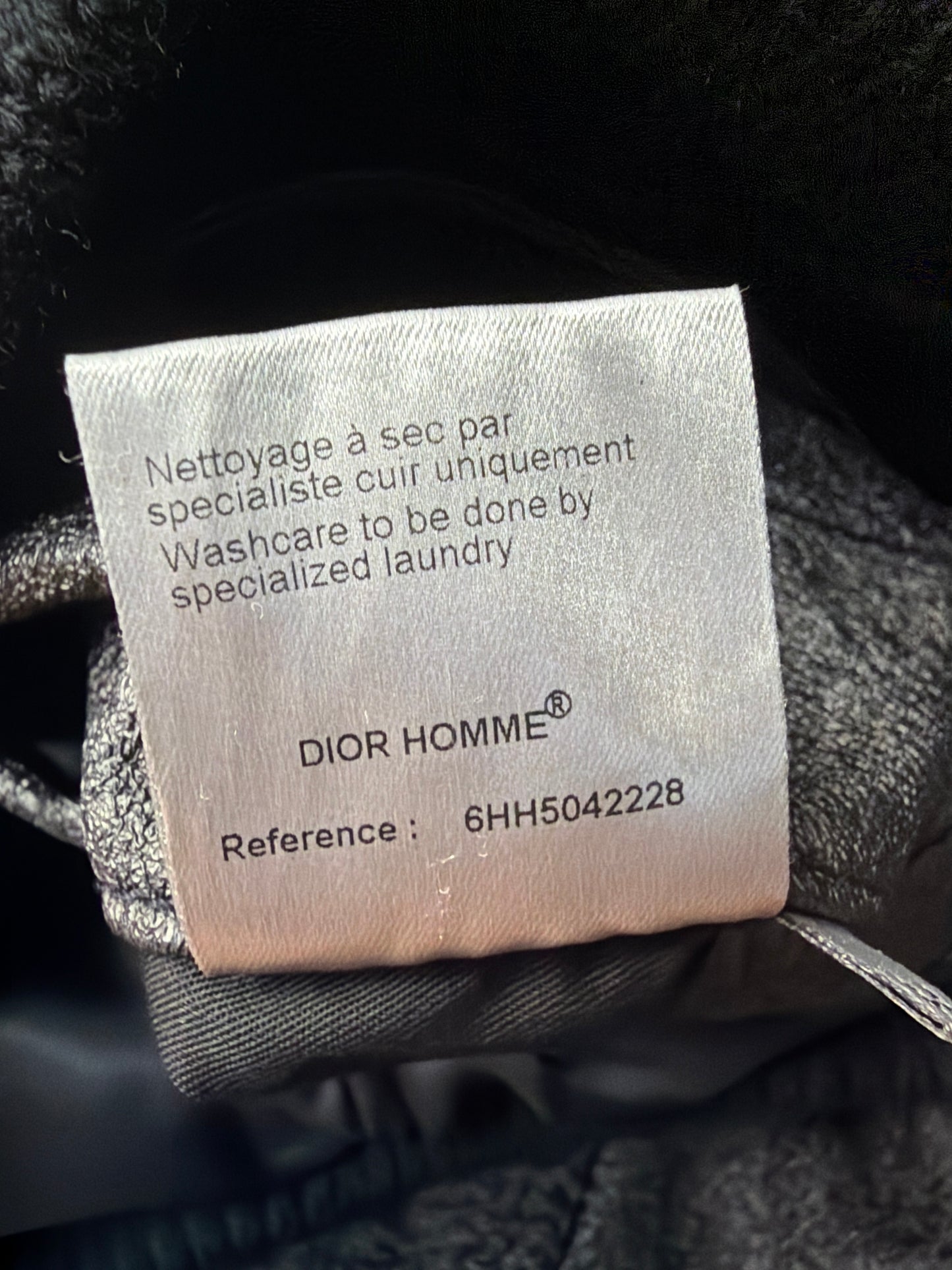 Dior Homme AW06 Blistered 4 Pocket Leather Jacket
