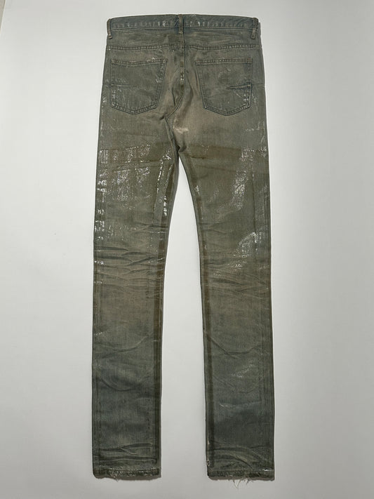 Dior Homme SS04 Dirty Waxed Bleu Claire Denim