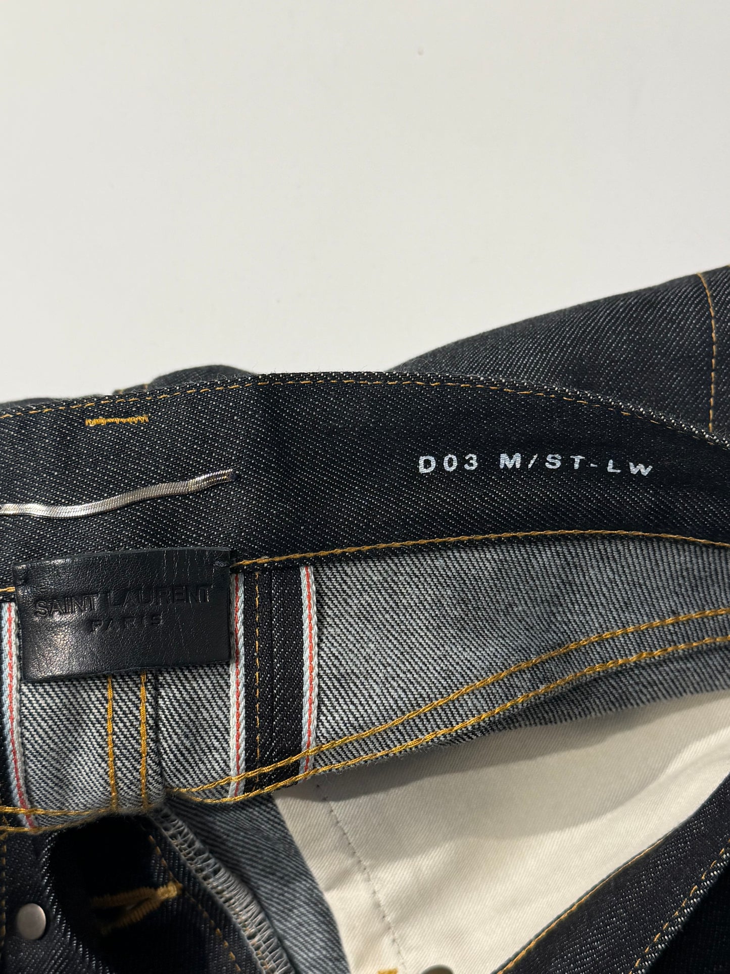Saint Laurent Paris SS13 Raw D03 Denim