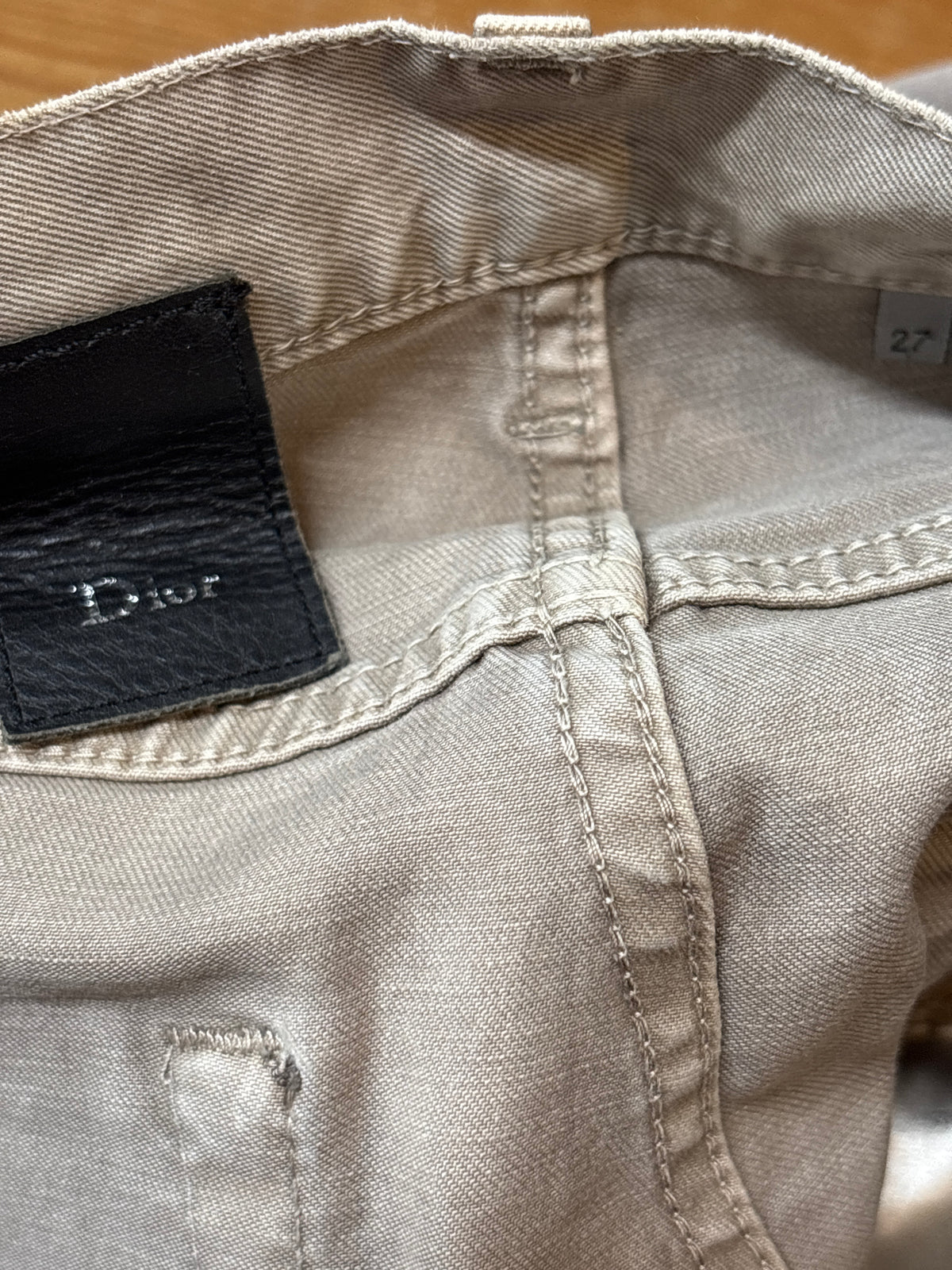 Dior Homme AW09 Dirty Marbled Jake Denim