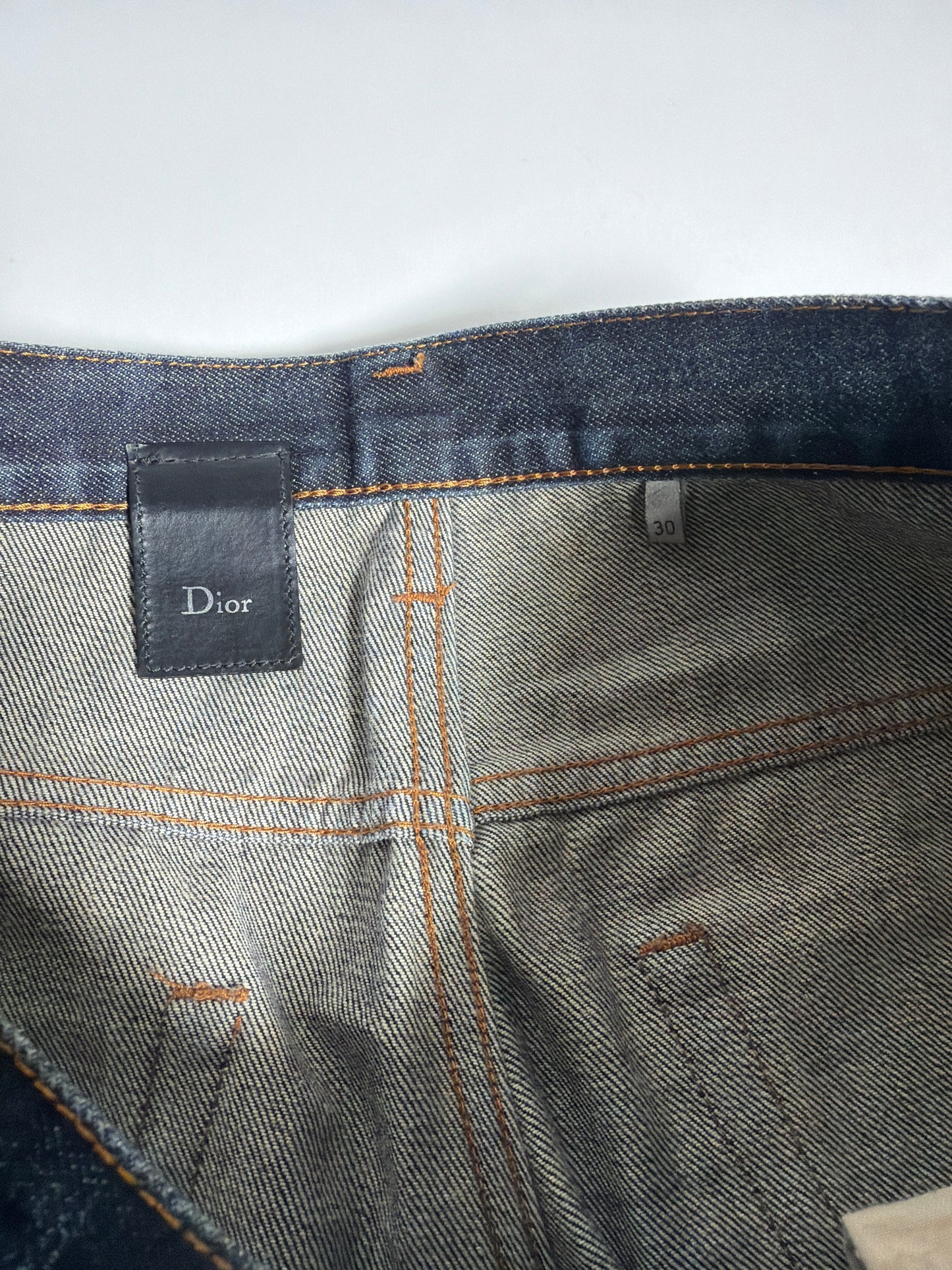 Dior Homme AW07 Whiskered Denim