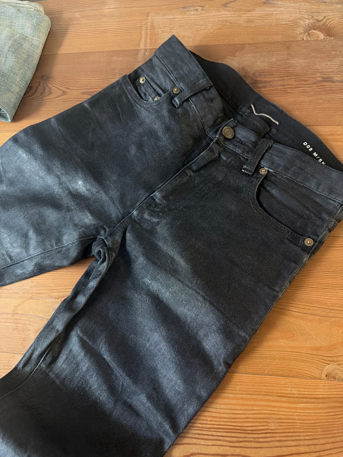 Saint Laurent SS15 Waxed D02 Denim