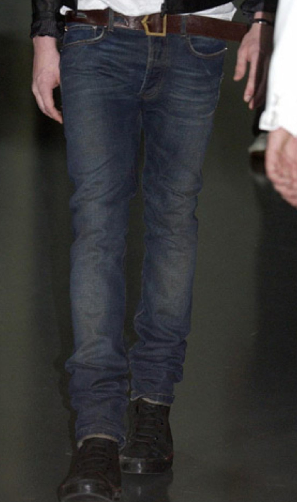 Dior Homme SS05 Runway High Top Sneakers