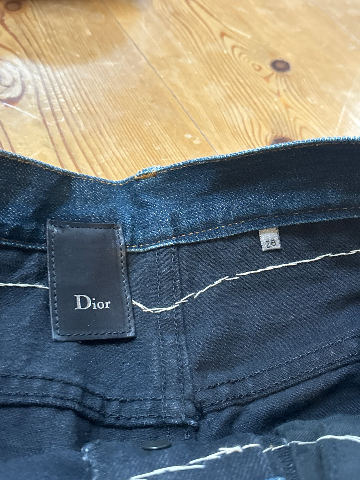Dior Homme AW06 Cummerbund Denim