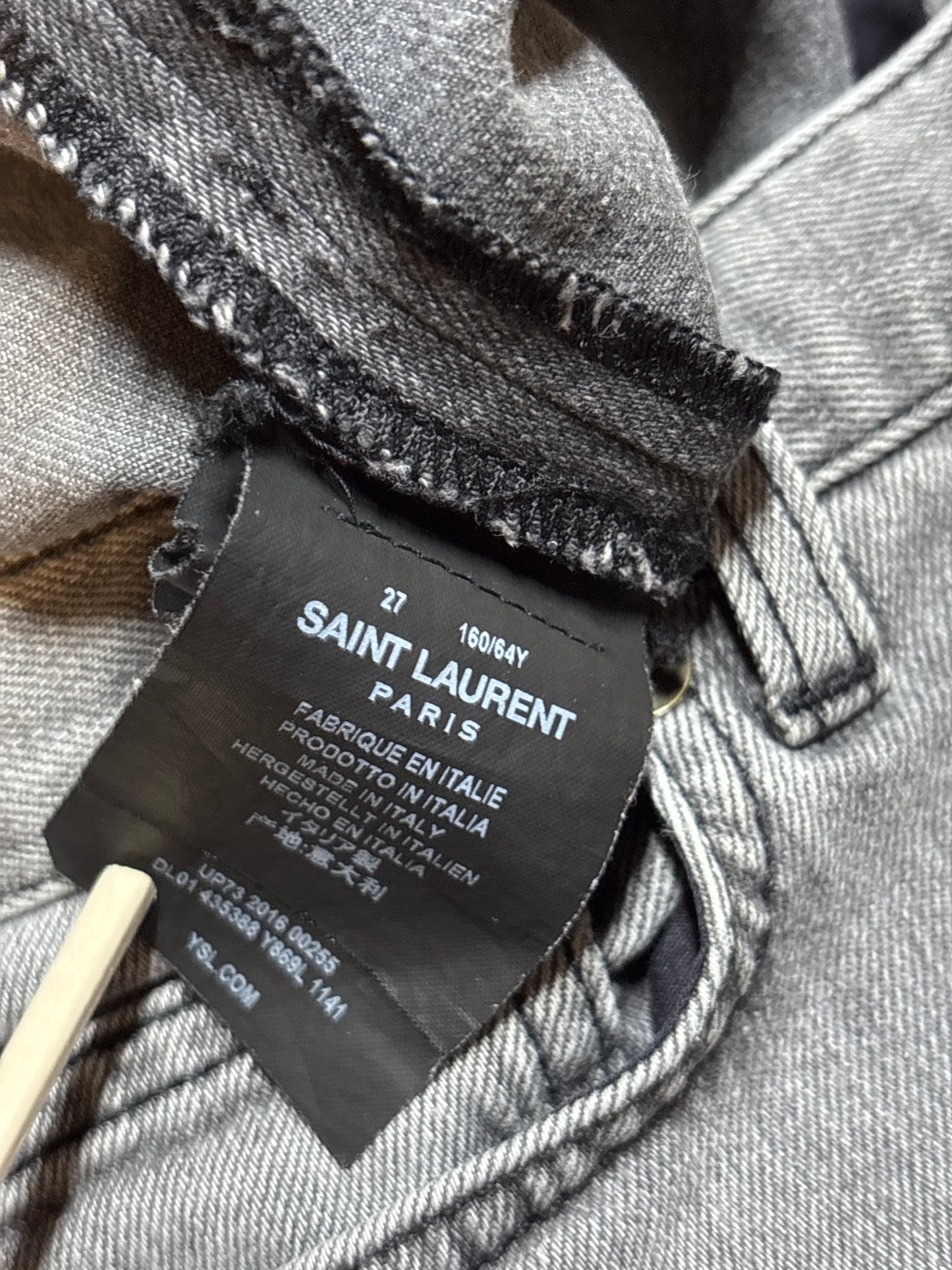 Saint Laurent AW16 Denim