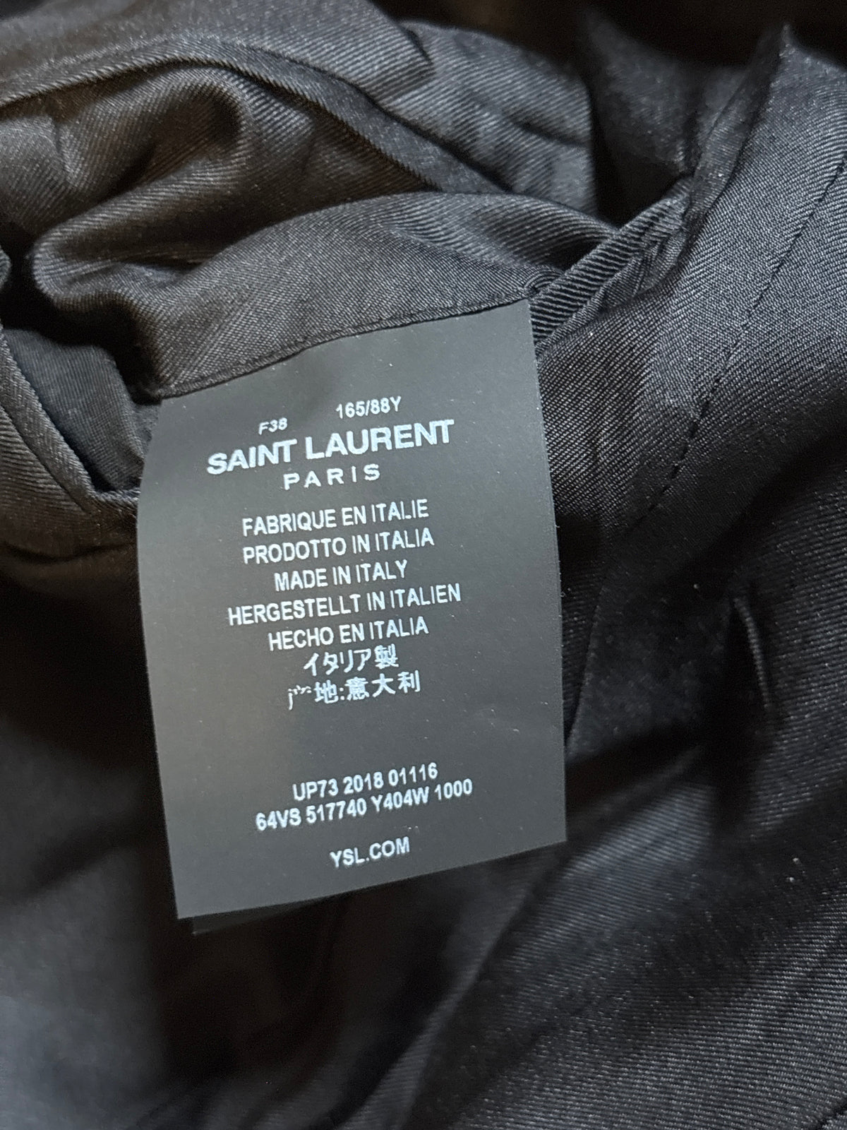 Saint Laurent SS19 Blazer