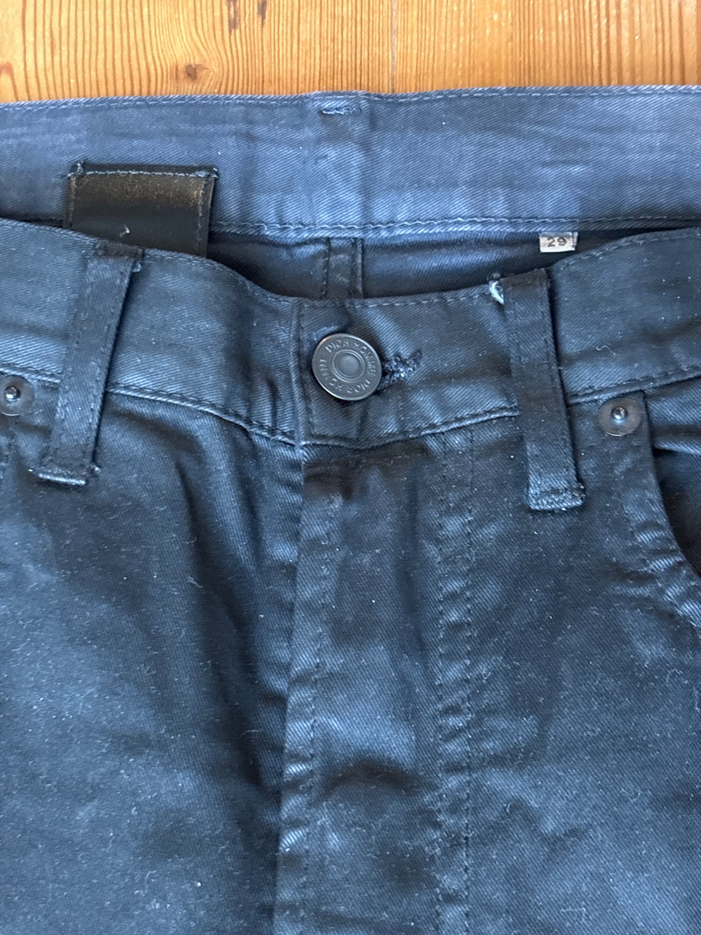 Dior Homme AW08 Skinny Waxed Denim